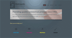 Desktop Screenshot of metropoleprinters.com